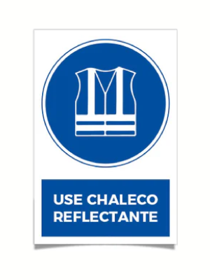 Use chaleco reflectante
