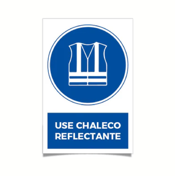 Use chaleco reflectante