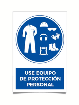 Use equipo de protección personal