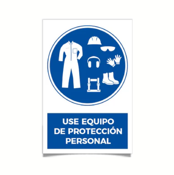 Use equipo de protección personal
