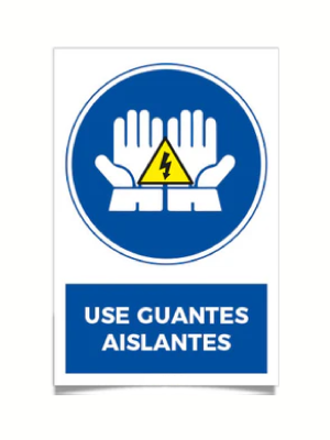 Use guantes aislantes