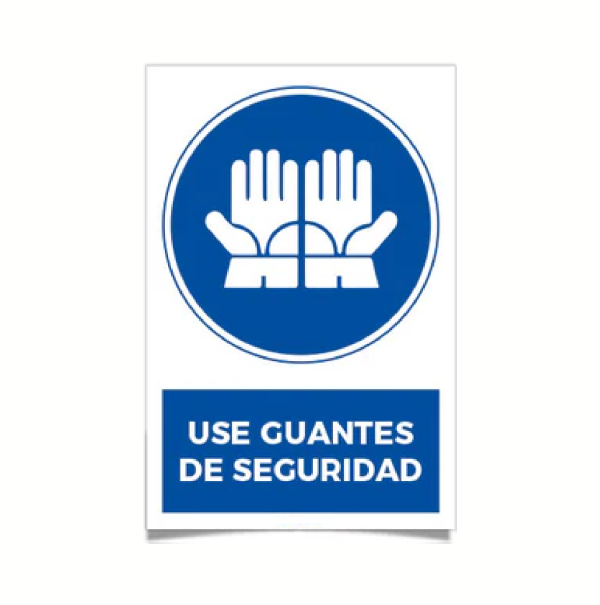 Use guantes de seguridad