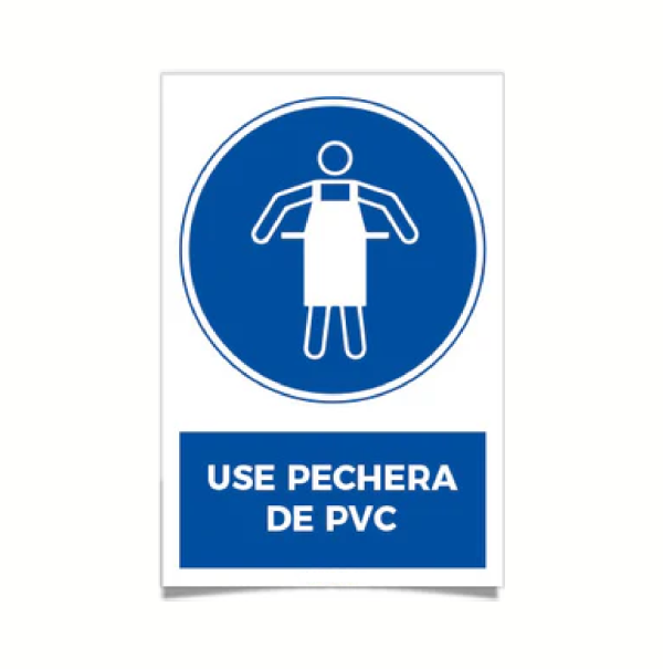 Use pechera de pvc