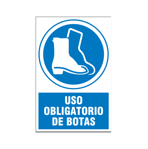 Uso obligatorio de botas