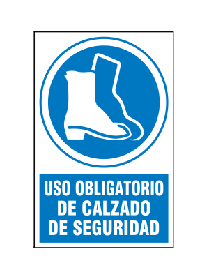 Uso obligatorio de calzado de seguridad