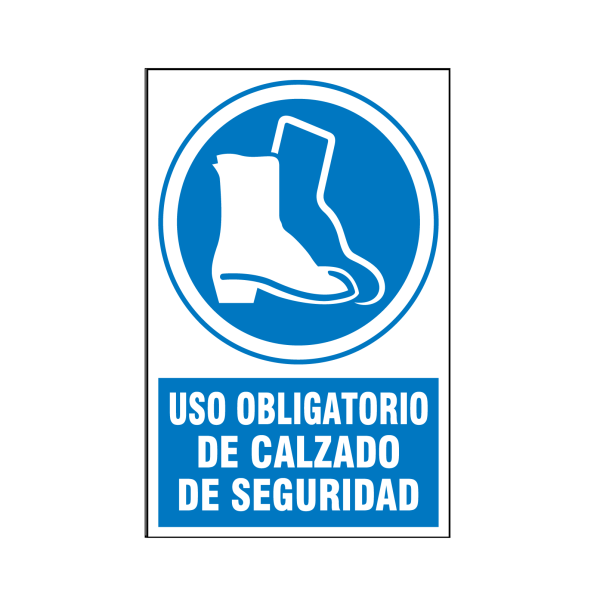 Uso obligatorio de calzado de seguridad