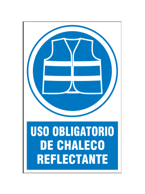Uso obligatorio de chaleco reflectante