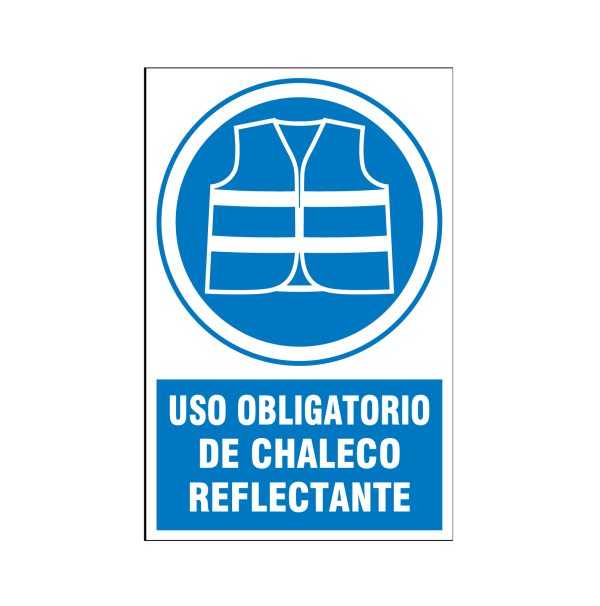 Uso obligatorio de chaleco reflectante