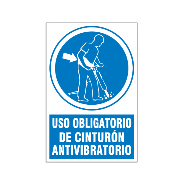 Uso obligatorio de cinturón antivibratorio