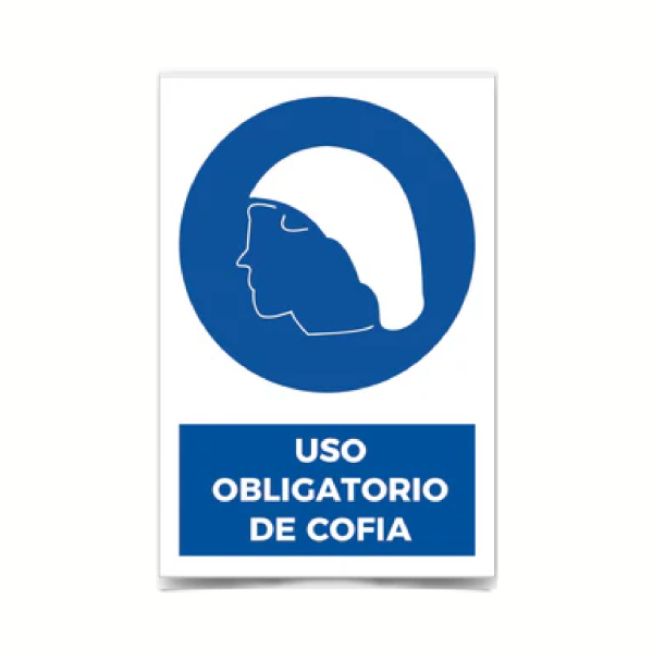 Uso obligatorio de cofia