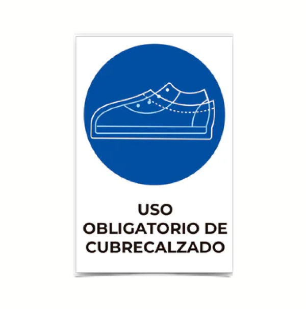 Uso obligatorio de cubrecalzado