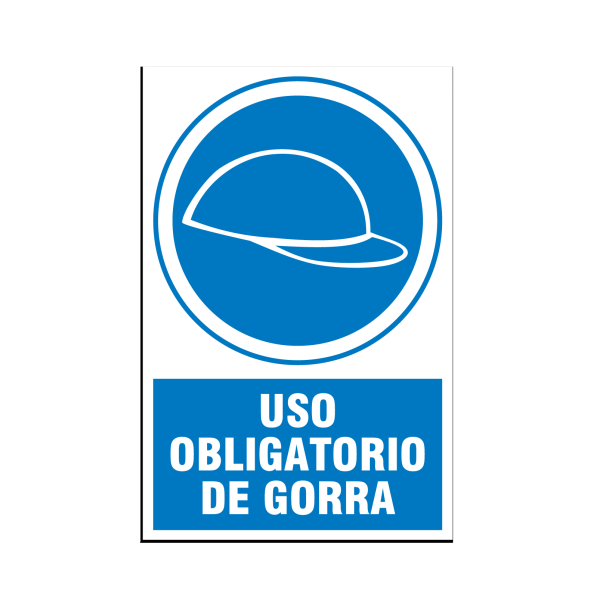Uso obligatorio de gorra