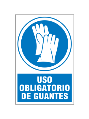 Uso obligatorio de guantes