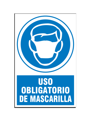 Uso obligatorio de mascarilla