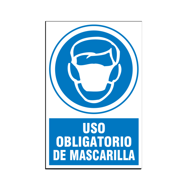 Uso obligatorio de mascarilla