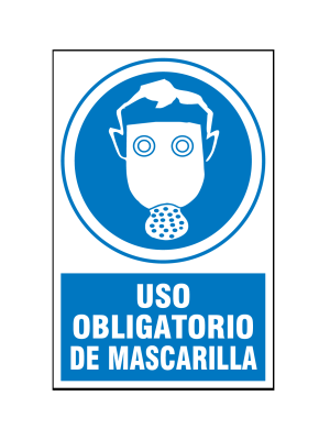 Uso obligatorio de mascara