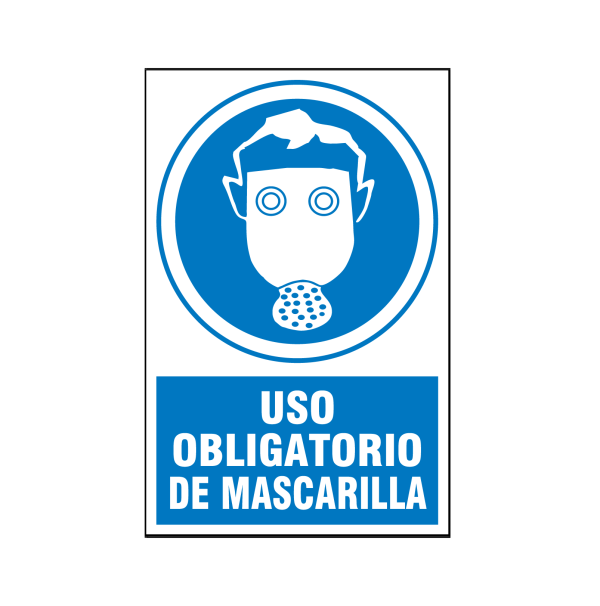 Uso obligatorio de mascara