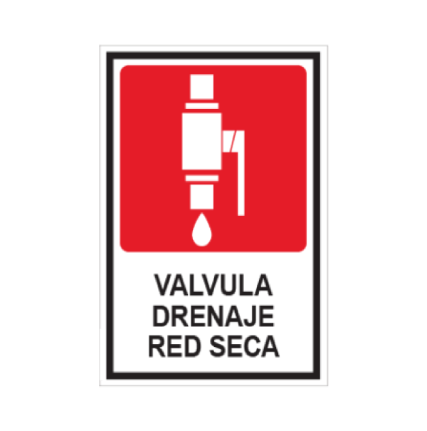 Válvula drenaje red seca
