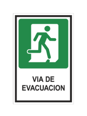 Vía de evacuación (derecha)