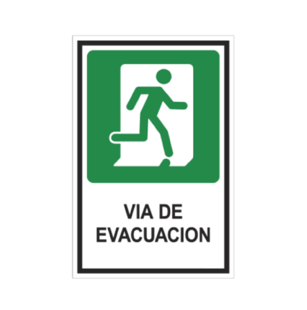 Vía de evacuación (derecha)