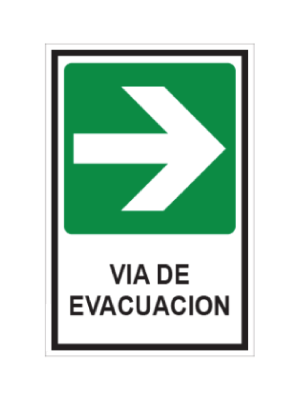 Vía de evacuación (derecha)