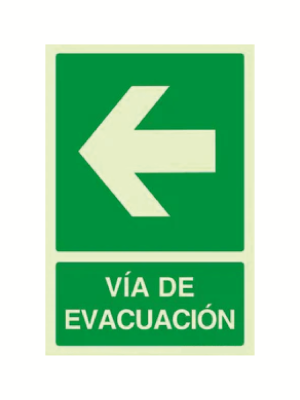 Vía de evacuación (izquierda)