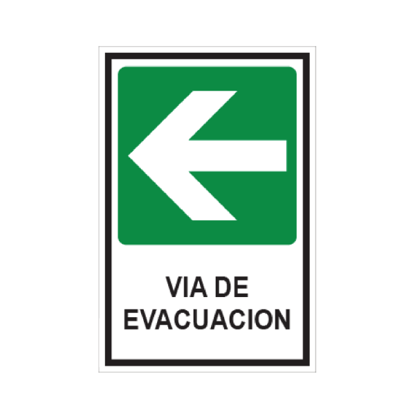 Vía de evacuación (izquierda)
