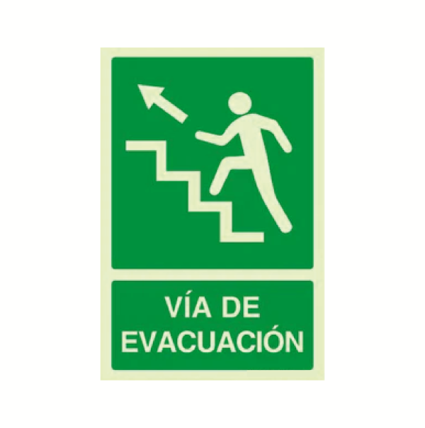 Vía de evacuación (arriba - izquierda)