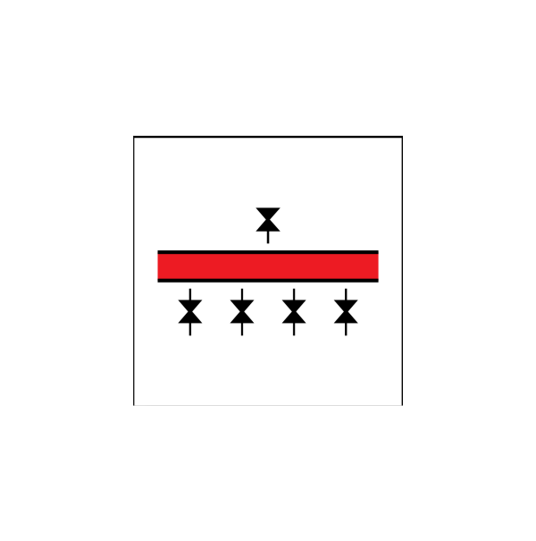 Válvula del sistema de espersión de agua