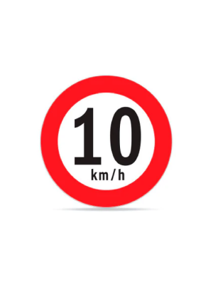 Velocidad máxima 10 km