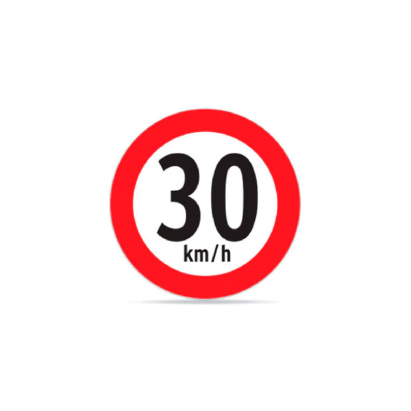 Velocidad máxima 30 km