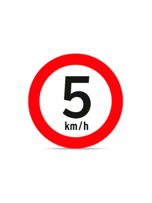 Velocidad máxima 5 km