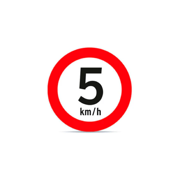 Velocidad máxima 5 km