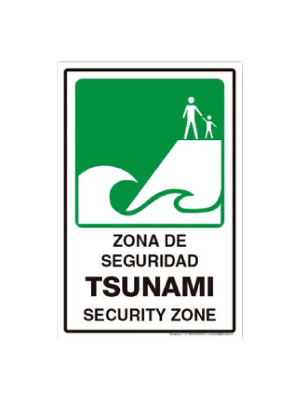 Zona de seguridad tsunami