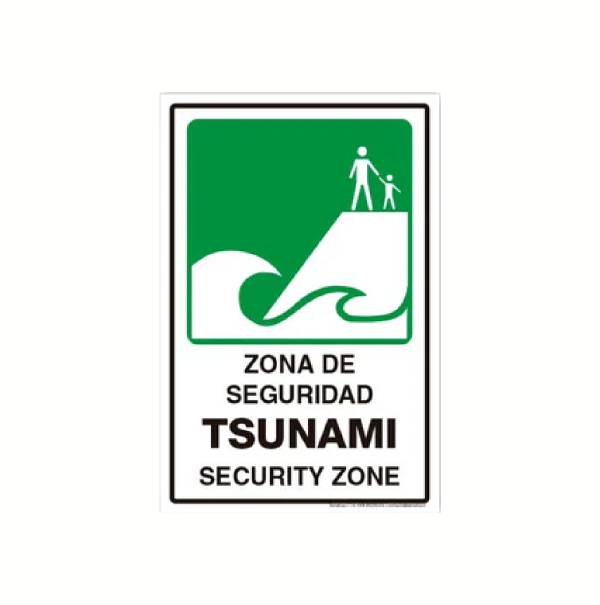 Zona de seguridad tsunami