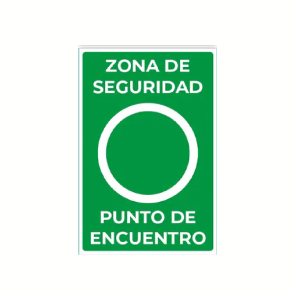 Zona de  seguridad punto de encuentro