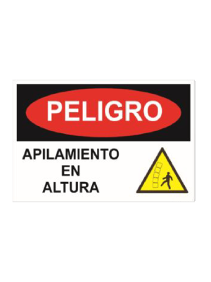 Peligro - Apilamiento en altura