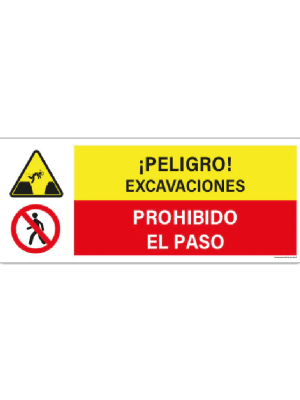 Excavaciones - Prohibido el paso