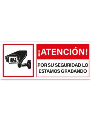 Por su seguridad lo estamos grabando