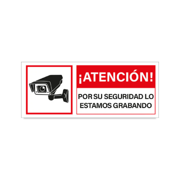 Por su seguridad lo estamos grabando
