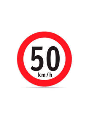 Velocidad máxima 50 km