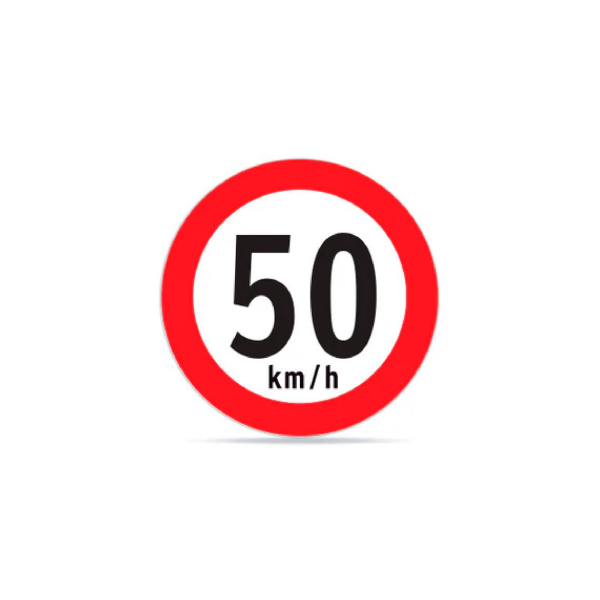 Velocidad máxima 50 km