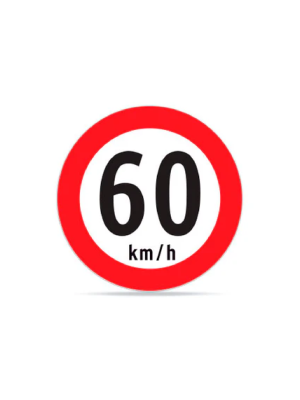 Velocidad máxima 60 km