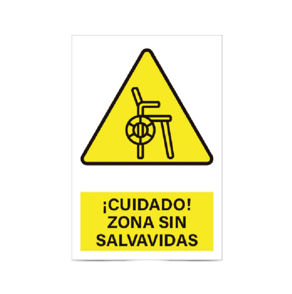 ¡Cuidado zona sin salvavidas!